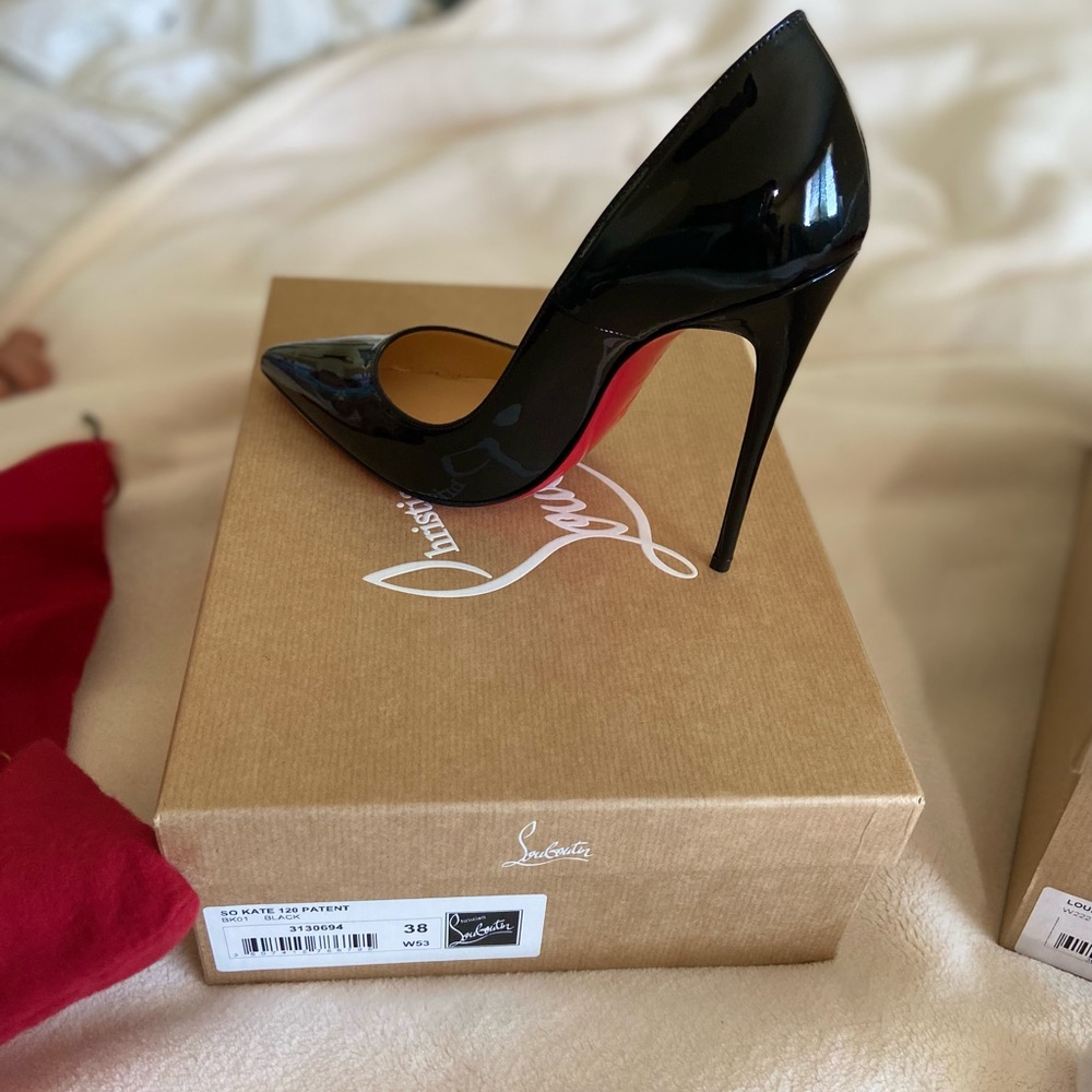 So Kate 120mm, Christian Louboutin Size 38. Black.